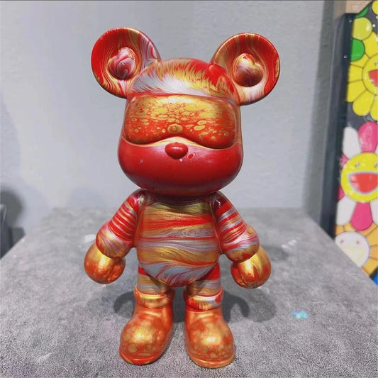 Red Astronaut 8.5&12.5 Inch Fluid Bear Adornment